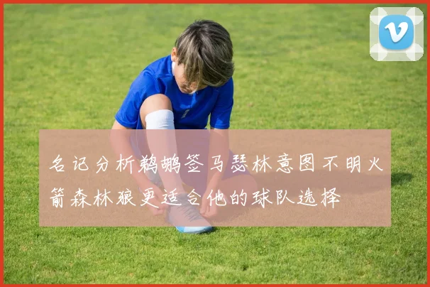 名记分析鹈鹕签马瑟林意图不明火箭森林狼更适合他的球队选择